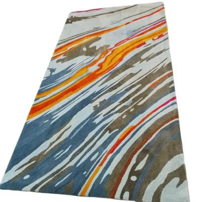 China Stain Resistant Carpet Home Custom Bedroom Modern Abstract Patterned Carpet for sale