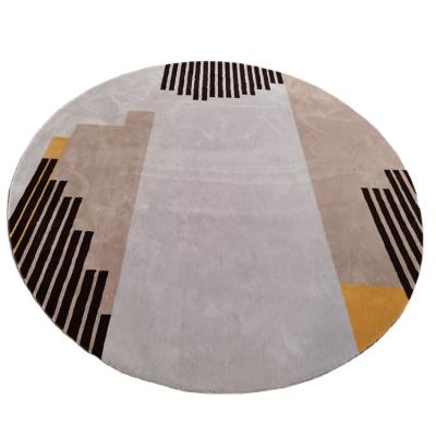 China Factory direct stain masjid rug newly design heavy duty hand made hide friendly kids room round rug for sale