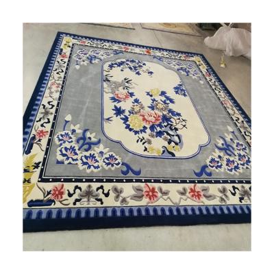 China Stain Resistant High Quality Luxury Oriental Thick Carpet Wholesale Hand Made Rug From Belgium for sale