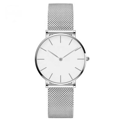 China Automatic Date Quartz Movement Stainless Steel Watch Case Wrist Watch Women for sale