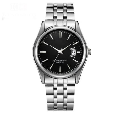 China Stainless Steel Date Automatic Chain Watch Male Quartz Hand Wristwatches Men Watch for sale