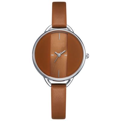 China Day/Date Fashion Women Watches Quartz Leather Female Watch Strap Thin Casual Watch for sale