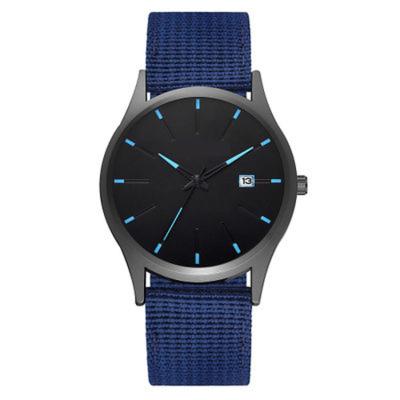 China Day/Date Man Watches Leather Stainless Steel Quartz OEM Brand Nylon Hand Luxury Waterproof Watch for sale