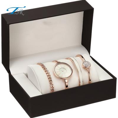 China Water Resistant Ladies Fashion Watch Box Wholesale Gift Set For Women To Wedding for sale