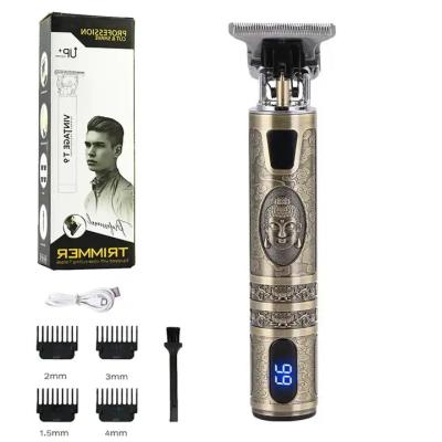 China Hotel Electric Professional Waterproof Hair Clippers Cutter T Blade Cordless Hair Trimmer for sale