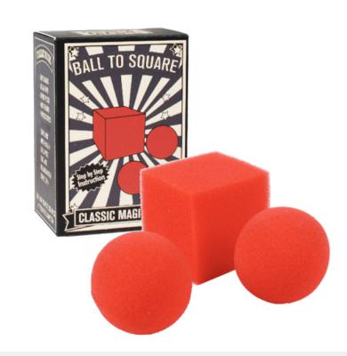 China Sponge ball for adjusting sponge magic trick with box and color instruction for sale