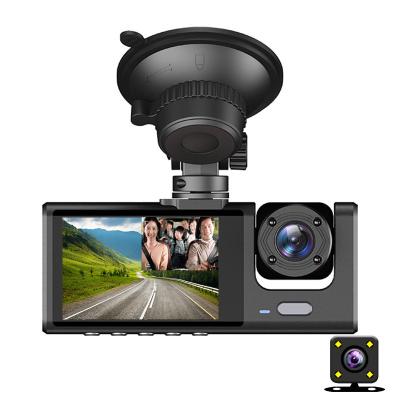 China NIGHT VISION 2.0 inch Dash Cam For Car 1080P HD night vision Dash Cam 3 Camera Motion Detection Dashcam Parking Monitor dvr Camera For Car for sale