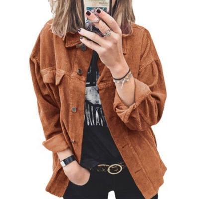 China 2021Wholesale Anti-wrinkle autumn and winter long sleeve ladies woolen coat with pocket jacket woman jacket for sale