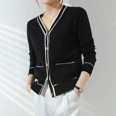 China 2021 Lady Jumper Oversized Sweaters Knitted Casual Cardigan Coat Anti-wrinkle Fashion Women Thin Sweater Off Knit for sale