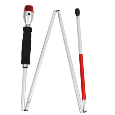 China Aluminum Alloy Foldable Walking Cane for Collapsible Lightweight Adjustable, Portable Hand Walking Stick for sale