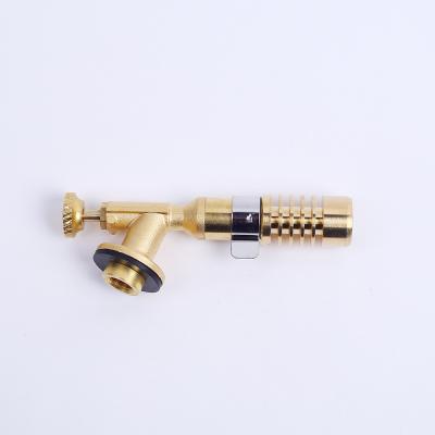 China Stainless Steel Plastic Portable Brass Flame Gun for Butane Gas and Culinary Torch for sale