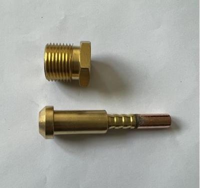 China Messing 7/8-14RH Thread TIG Schweißzubehör Stromkabeladapter und Kabelanschluss zu verkaufen