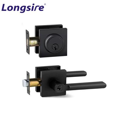 China Modern Door Handleset Lock Entryway Bedroom Door Latch Security Furniture Wooden Door Lock for sale