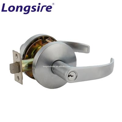 China Modern Style Entry Door Handle Lockset Leverset Commercial Cylindrical Door Lock for sale