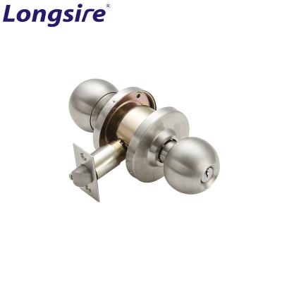 China Modern High Quality Door Handle With Knobset Interior Lock Cylindrical Door Lock Ball Entry Handle Lockset for sale