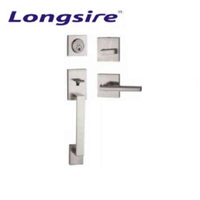 China Front Entry High Security Lock Door Handle Lock Set Lever Handle Lock Door Knob Handleset Commercial Zinc Alloy Door Lock for sale