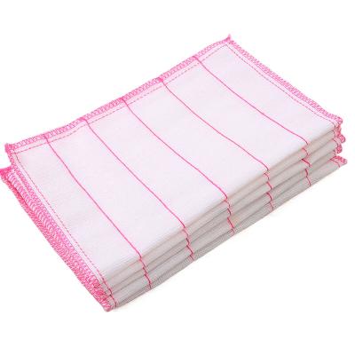 China Sustainable Microfiber Cleaning Cloth Wash Edge OEM Gsm Item Feature Weight Material Origin Overlock Size for sale