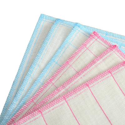 China Sustainable Microfiber Cleaning Cloth Wash Edge OEM Gsm Item Feature Weight Material Origin Overlock Size for sale