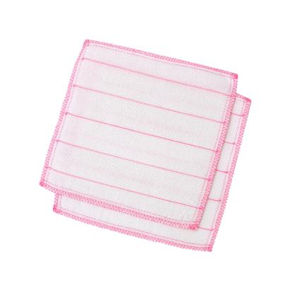 China Sustainable Microfiber Cleaning Cloth Wash Edge OEM Gsm Item Feature Weight Material Origin Overlock Size for sale