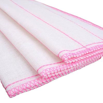 China Sustainable Microfiber Cleaning Cloth Wash Edge OEM Gsm Item Feature Weight Material Origin Overlock Size for sale