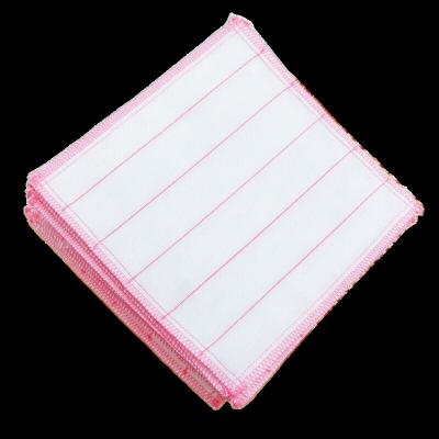 China Sustainable Microfiber Cleaning Cloth Wash Edge OEM Gsm Item Feature Weight Material Origin Overlock Size for sale