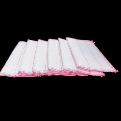 China Sustainable Microfiber Cleaning Cloth Wash Edge OEM Gsm Item Feature Weight Material Origin Overlock Size for sale