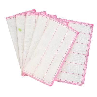 China Sustainable Microfiber Cleaning Cloth Wash Edge OEM Gsm Item Feature Weight Material Origin Overlock Size for sale