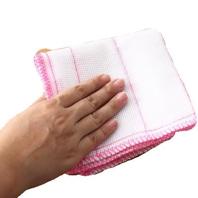 China Sustainable Microfiber Cleaning Cloth Wash Edge OEM Gsm Item Feature Weight Material Origin Overlock Size for sale