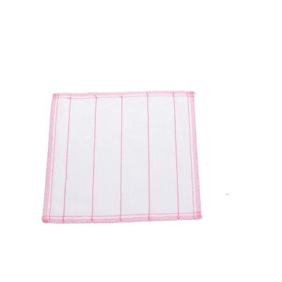 China Sustainable Microfiber Cleaning Cloth Wash Edge OEM Gsm Item Feature Weight Material Origin Overlock Size for sale