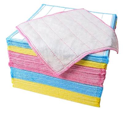 China Sustainable Microfiber Cleaning Cloth Wash Edge OEM Gsm Item Feature Weight Material Origin Overlock Size for sale