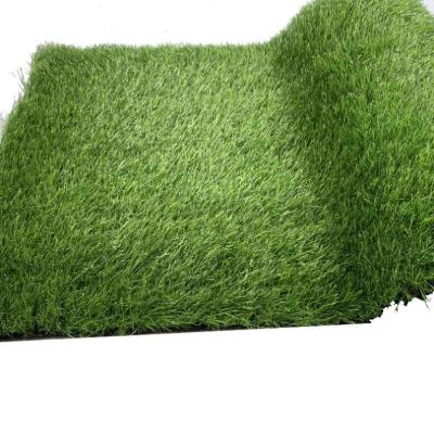 China outdoor wear-resisting simulation artificial synthetic grass water permeability 5.0 three 2 artificial turf garden deep for sale