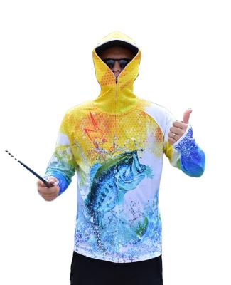 China Anti-UV Cold Dry UV Protection Breathable Custom Outdoor Hiking Fishing Clothing for sale