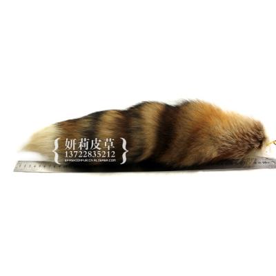 China Promotion Gift New Product Real Fox Tail Plush Key Chain Pendant Key Chain For Girl Gift for sale