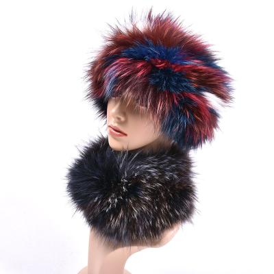 China Wholesale Street Style Ladies Winter Stretching Real White Fox Fur Headband for sale