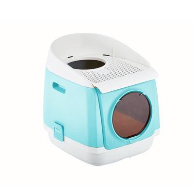 China Wholesale Entry Stocked Pakeway Top Litterbox Sifting Cat Litter Box Toilet Enclosure Cat Bin With Drawer for sale