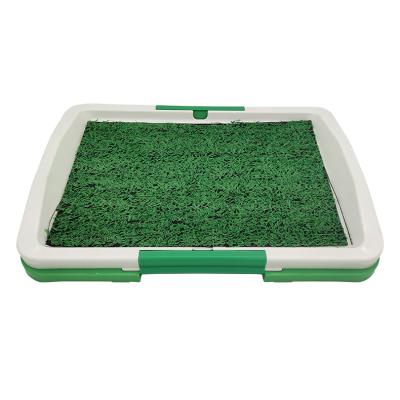 China Eco-Friendly Sustainable Dog Mat Pad Indoor Plastic Training Dog Toilet Pee Grass for sale