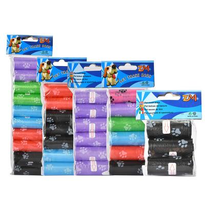 China Factory Wholesale Viable Pet Poop Bag Set Food Printing Dog Poop Bags For Dogs Pet Care Product for sale