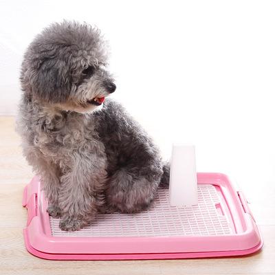 China Dog Toilet Durable Easy Clean Indoor Spray Training Durable Dog Toilet Tray With Stick for sale