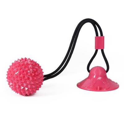 China Wholesale Durable Elastic Rope Toy Indestructable Pet Suction Cup Dog Stocked Strong Toy for sale