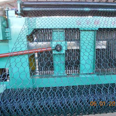 China Building material stores factory price PLC control gabion box wire mesh knitting machine for sale