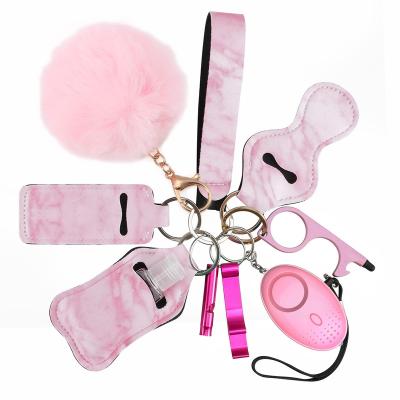 China Eco - Friendly Safety Key Chain Set For Women And Children 10 Pcs Safety Key Chain Accessories for sale