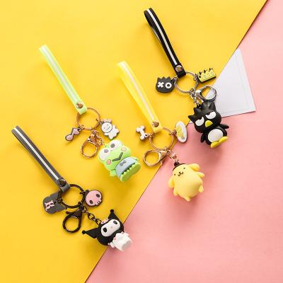 China Cute Kuromi Melody Sanrio Toy Cute Kuromi Melody Sanrio Key Chain Educational Cartoon Funny Kawaii Big-Eared Penguin Women Bag Pendant Key Chain for sale