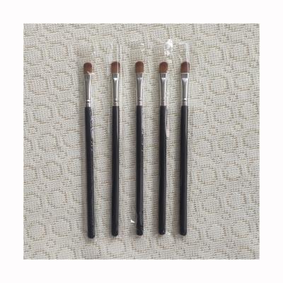 China Natural Flat Brush Hair Set Brush Eyeshadow Brushes Custom Private Label for sale