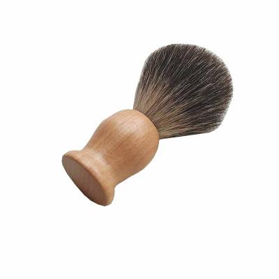 China Shaving Brush Wood Handle Wholesale Men's Badger Hair Shaving Makeup Brushes for sale