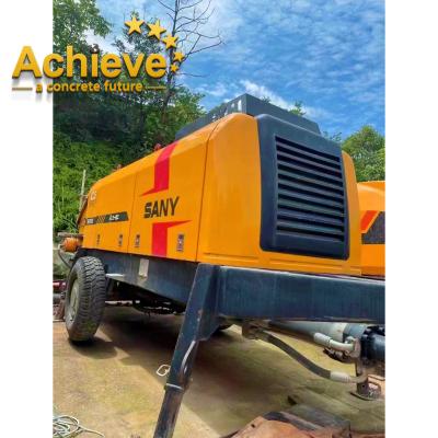 China Mini Concrete Pumping Machine Used Concrete Stationary Pump Sany 60 80 Price zu verkaufen