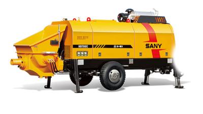 China Automatic Hydraulic Diesel Engine Sany Used Stationary Concrete Pump Trailer HBT80 HBT60 zu verkaufen