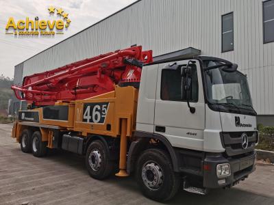 China Benutzter LKW der Betonpumpe-M46-5 brachte leichte HEISSES VERKAUFS-MODELL MERCEDES BENZ 4141 PUTZMEISTER M56-5RZ 2014 an zu verkaufen