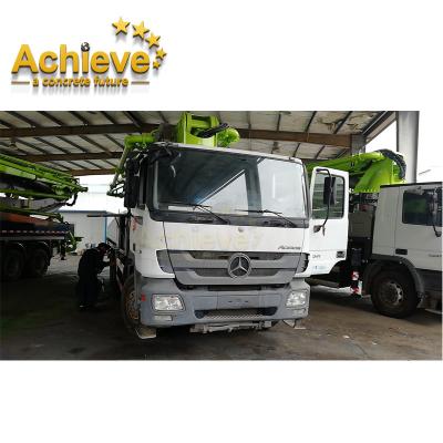 Cina asta Benz Chassis Concrete Mixer Truck della pompa per calcestruzzo di 47M Used ZOOMLION in vendita