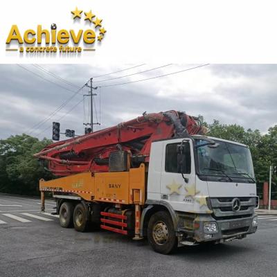 China 48 Meter benutzte Betonpumpe SANY überholte LKW-Pumpe 38700kg zu verkaufen