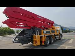 Second Hand PUTZMEISTER Concrete Pumps Truck M36-4 on Mercedes 3341